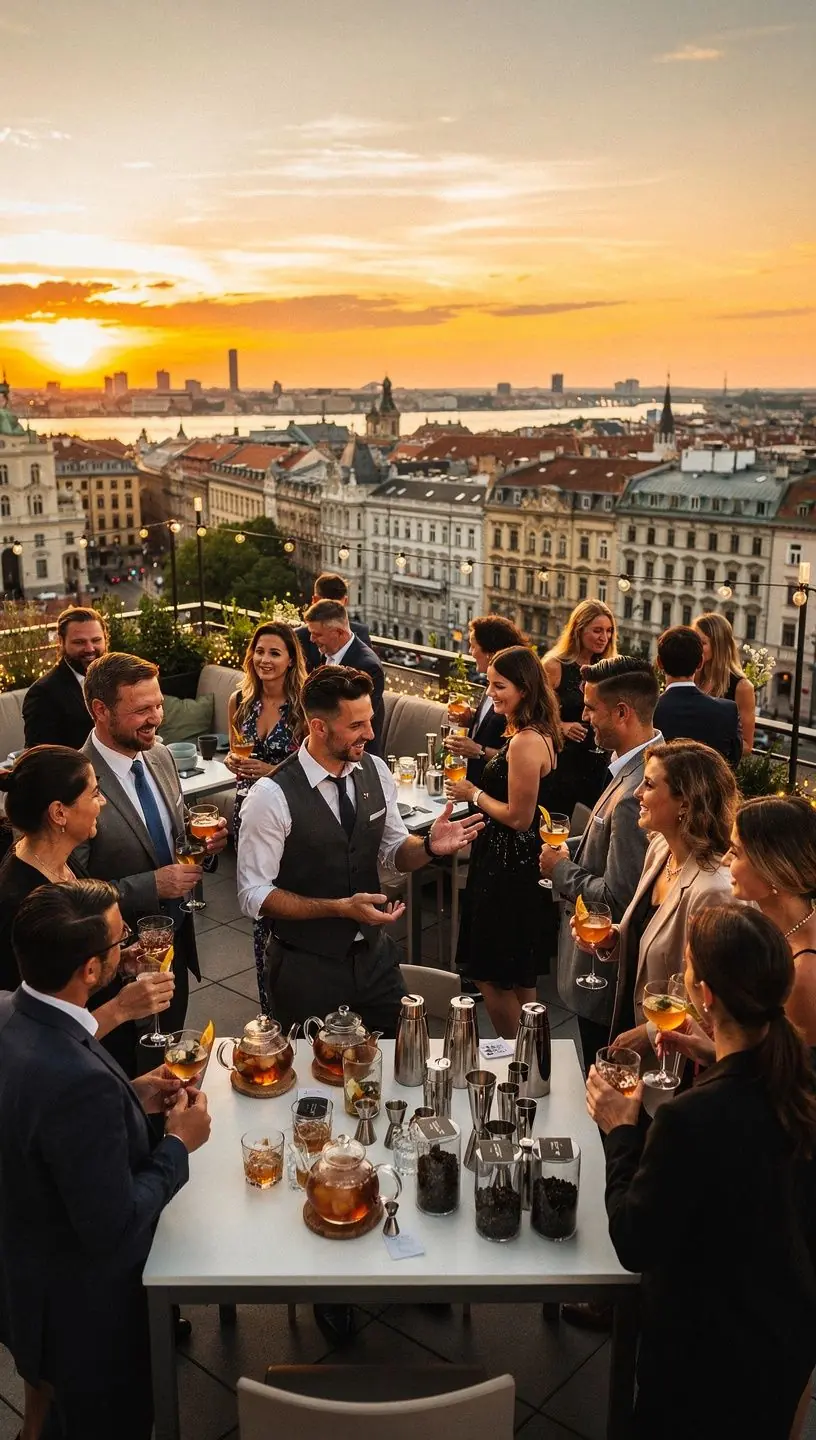 Oolong tea elkészítési folyamatának lépései, bemutatva a hagyományos módszert.